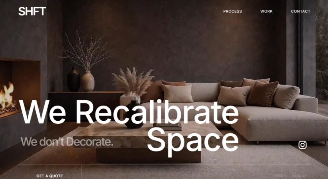 Interior Design website template