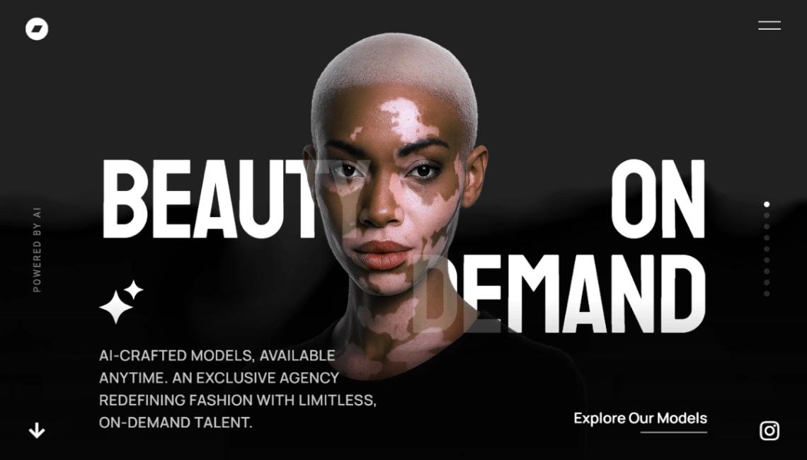 AI-Models Agency website template