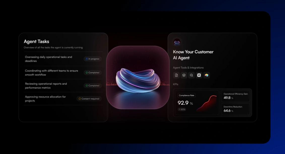 KYC AI Agent web application template