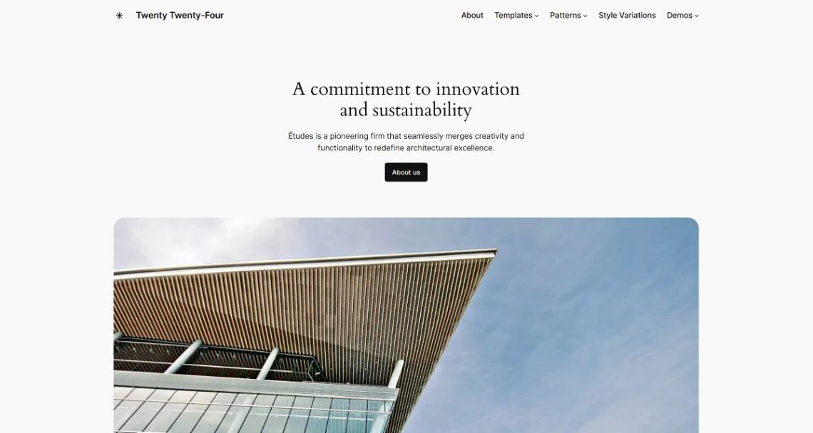 Business website website template