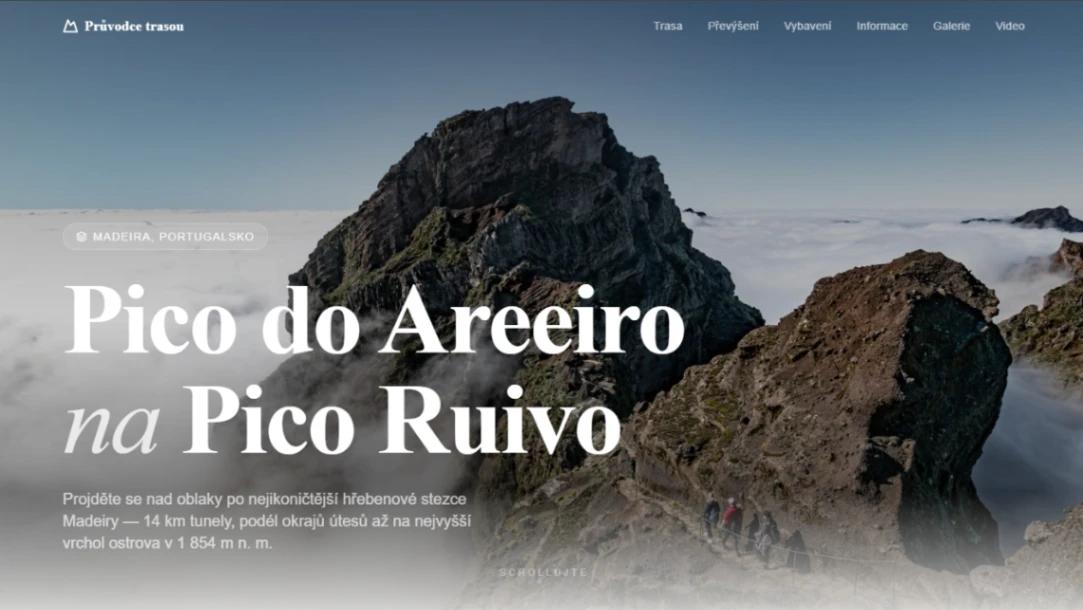 Trail Guide Magazine website template