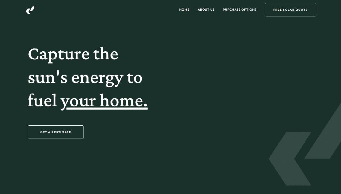 Professional Services website template