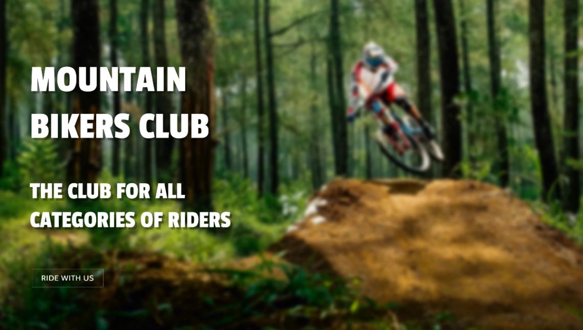 Mountain Bikers Club website template