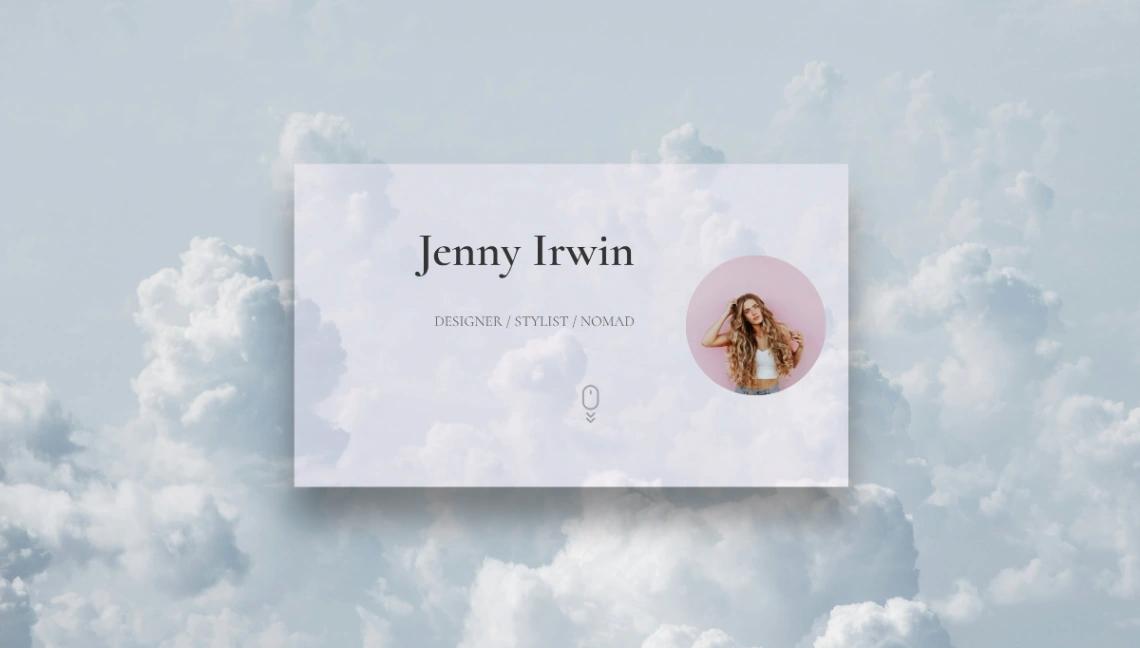 Nomad Portfolio website template
