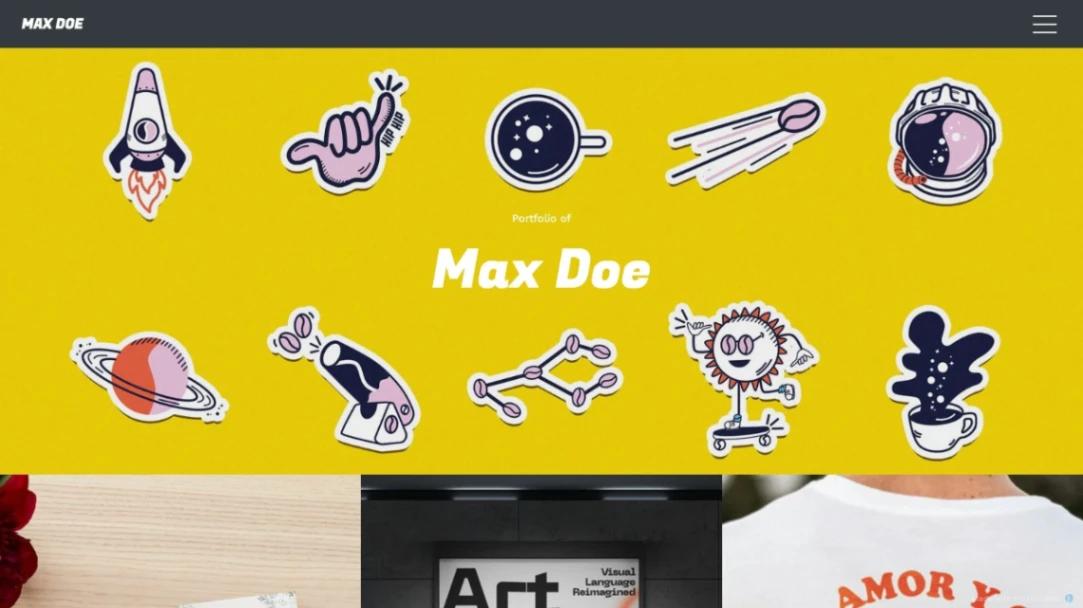 Design Portfolio website template
