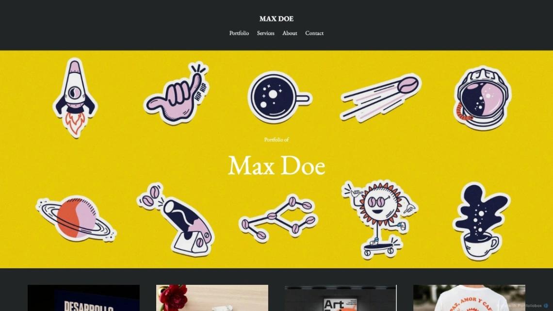Design Portfolio website template