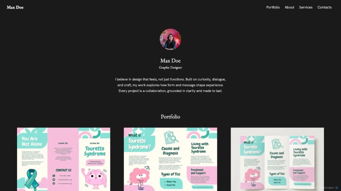Design Portfolio website template