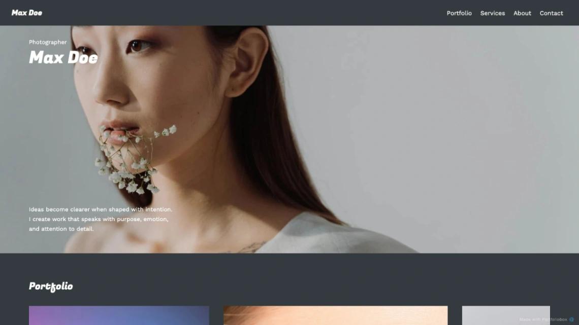 Makeup Artist website template
