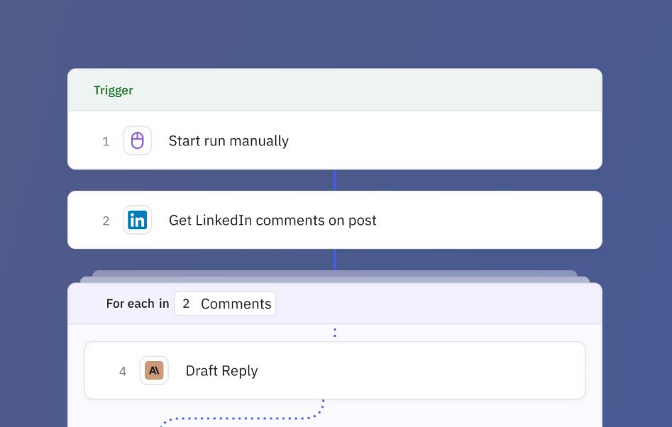 LinkedIn Comment Replier web application template