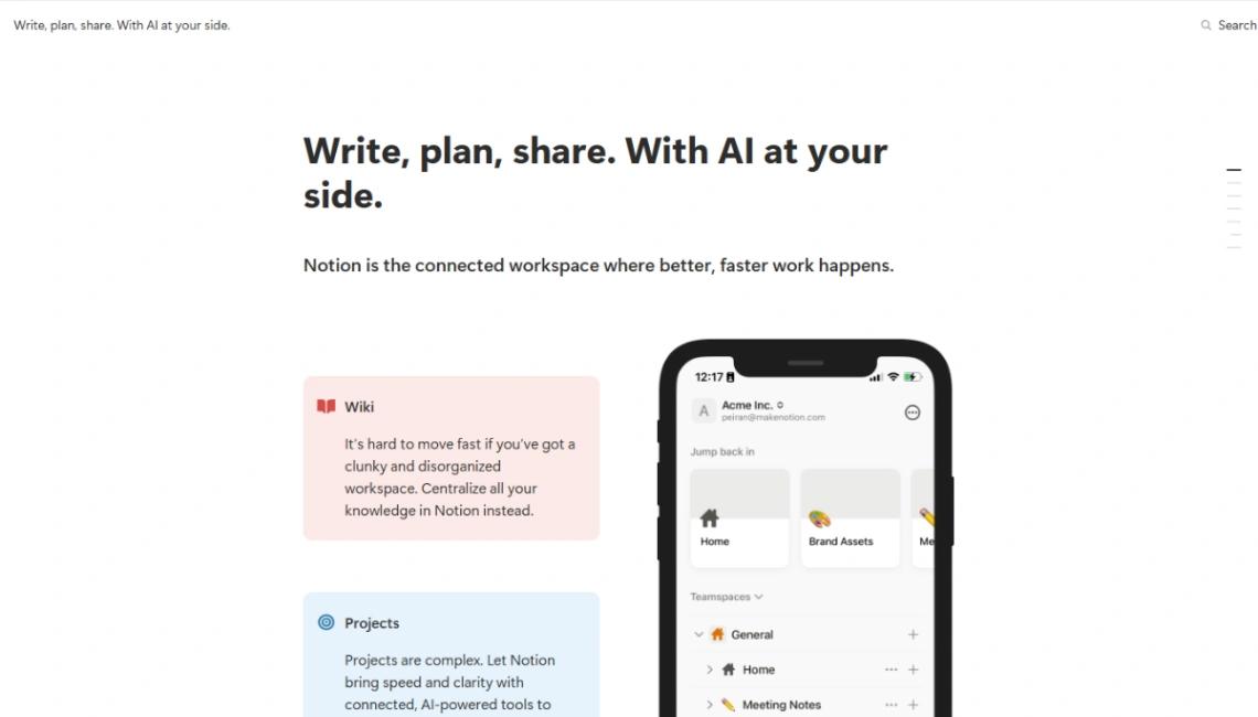 Product Landing website template