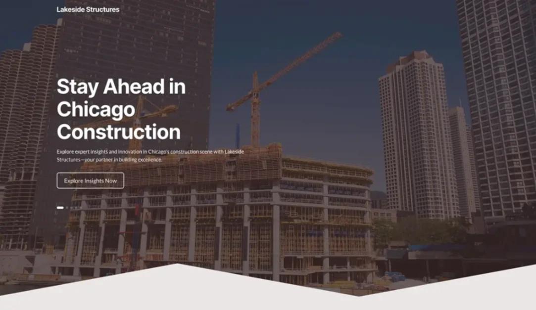 Construction Company website template