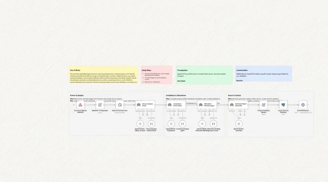 AI Legal Doc Reviewer web application template