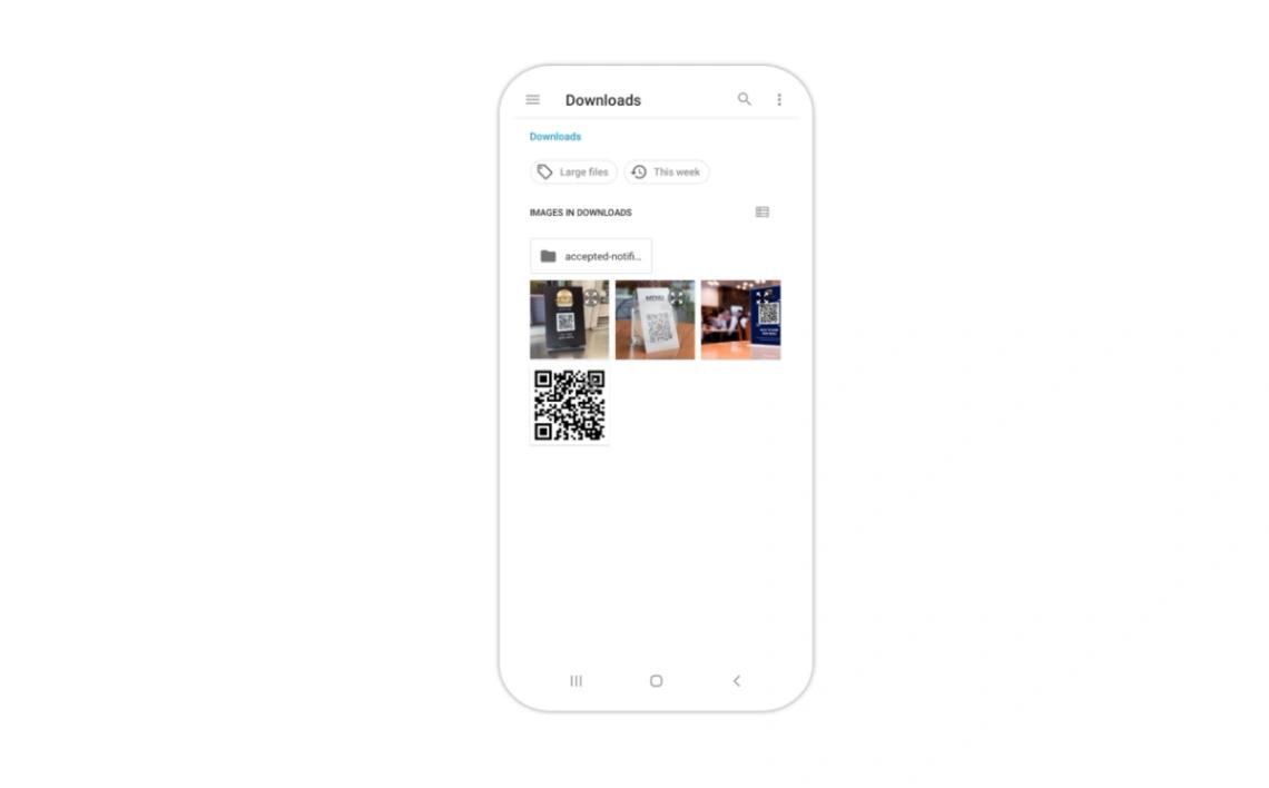 QR Code Scanner mobile app design template