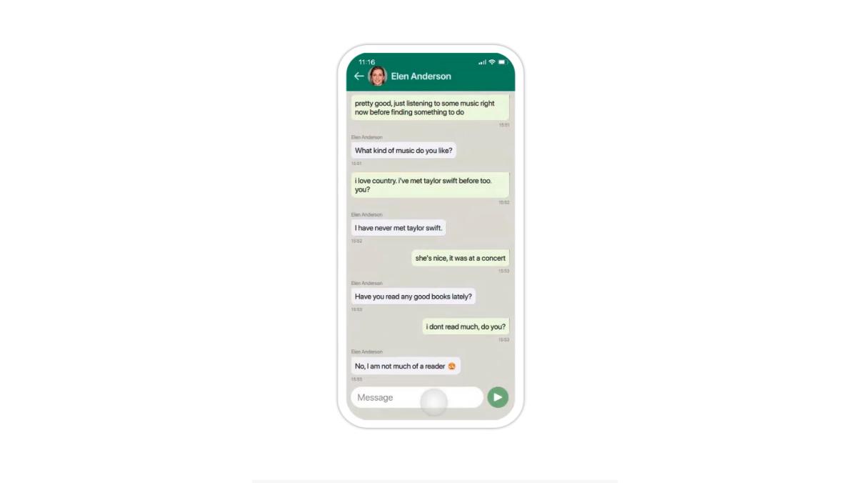 Chat Mobile App mobile app design template