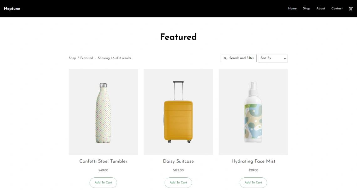 Lifestyle Brand website template