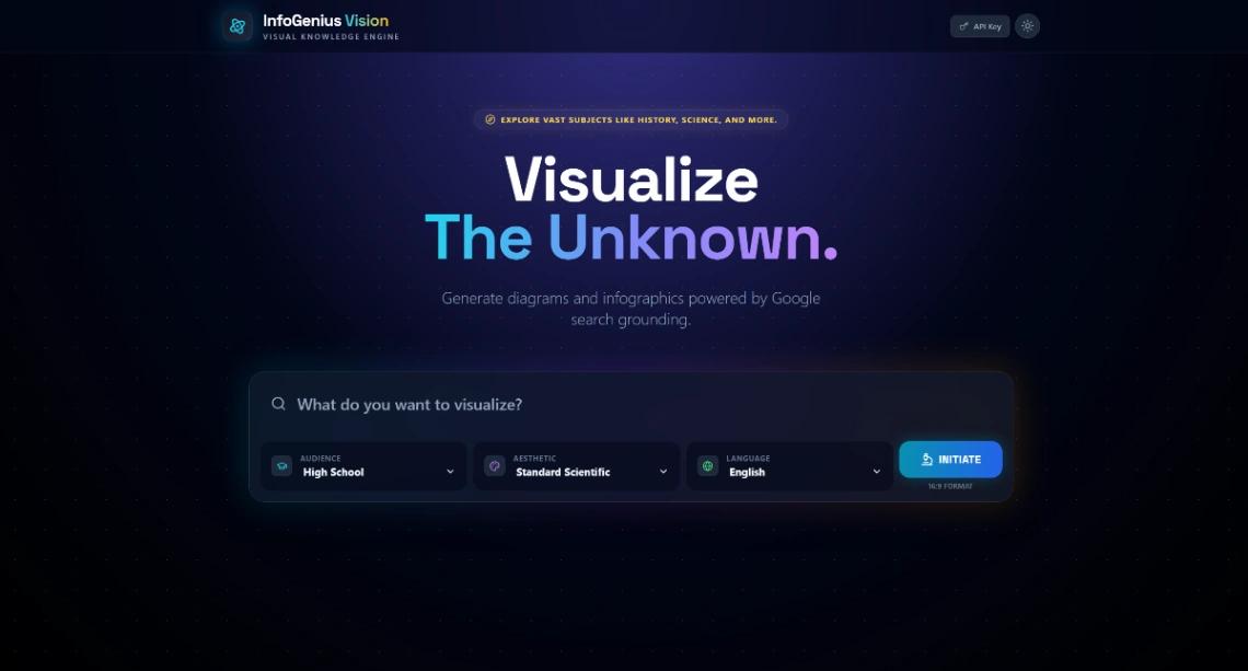 InfoGenius App web application template