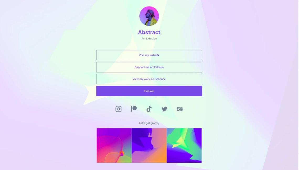 Art and Design Link website template