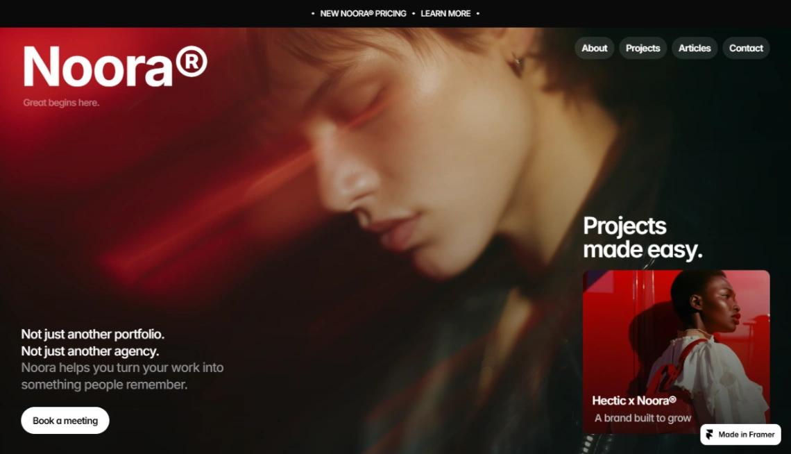 Design Agency website template
