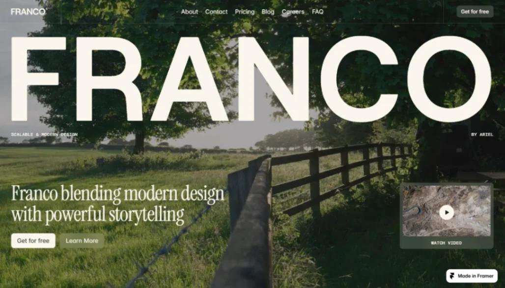 Creative Agency website template