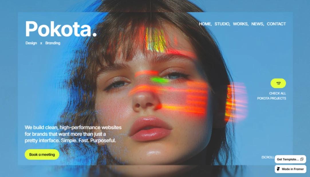 Design Agency website template
