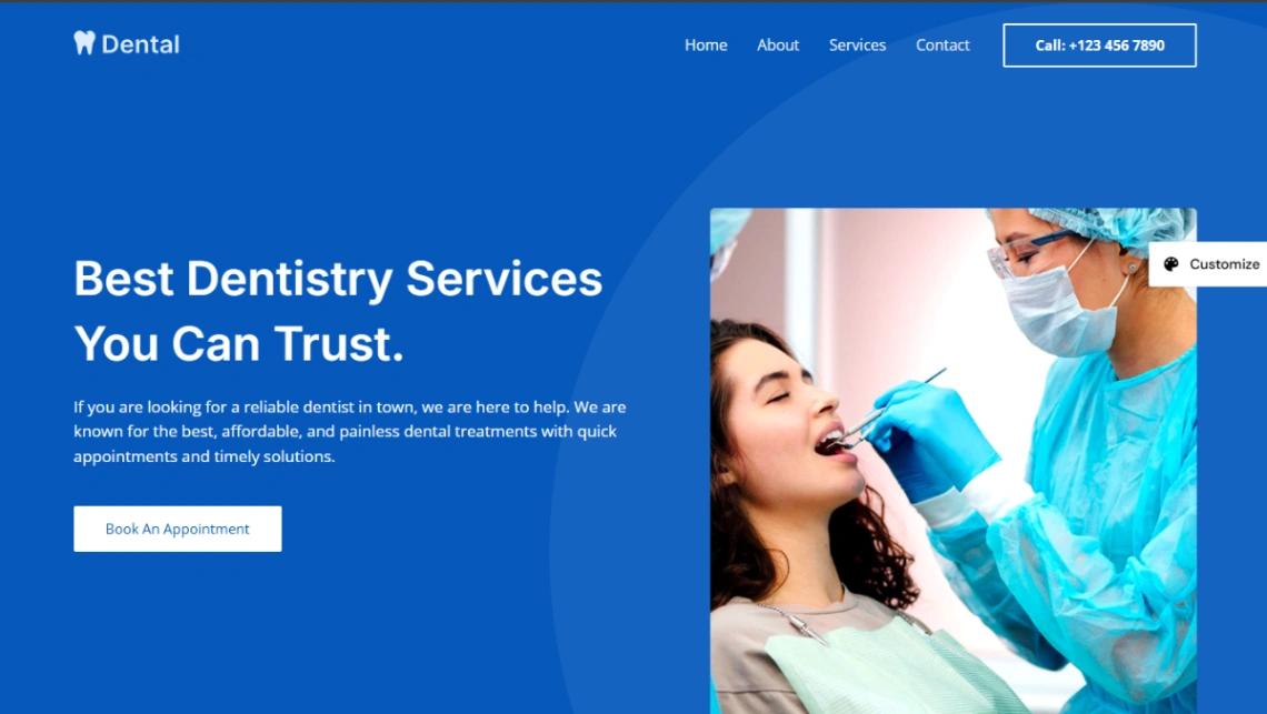 Dental Practice website template