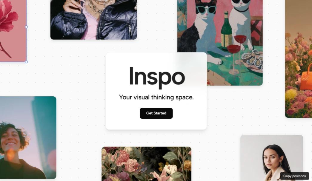 Visual Moodboard web application template