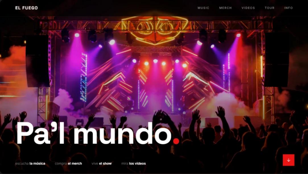 Modern Artist website template