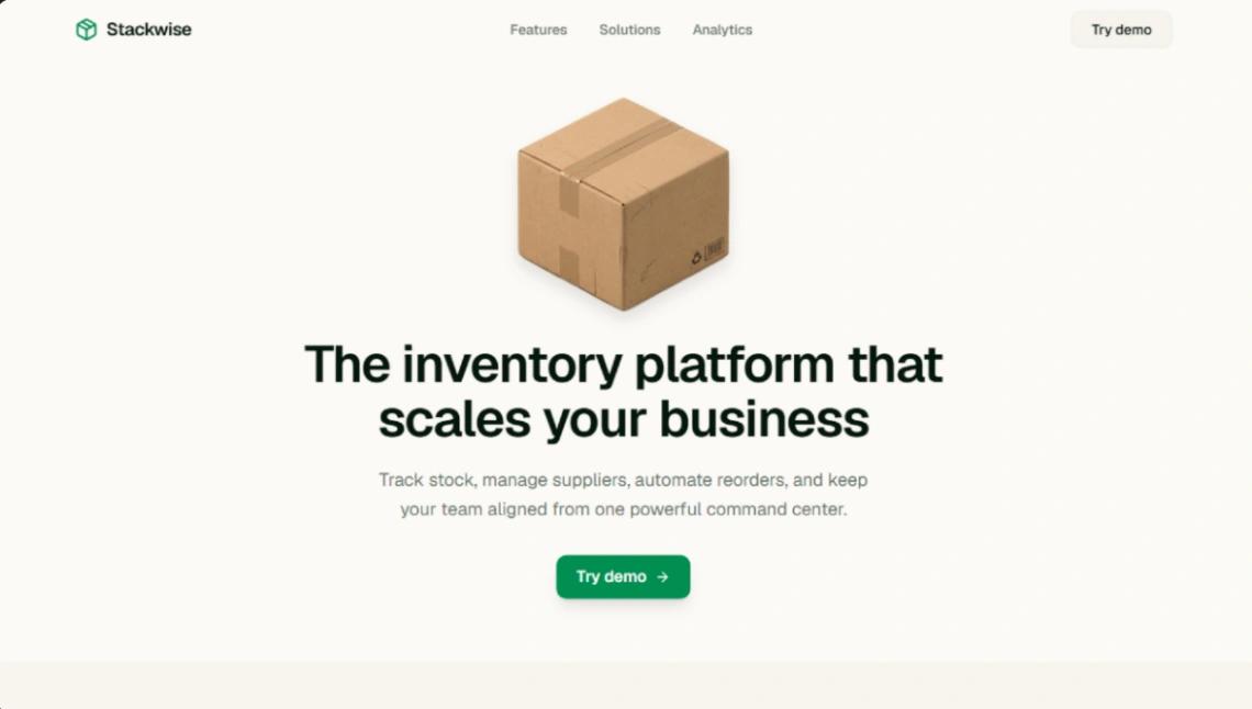 Inventory Management web application template