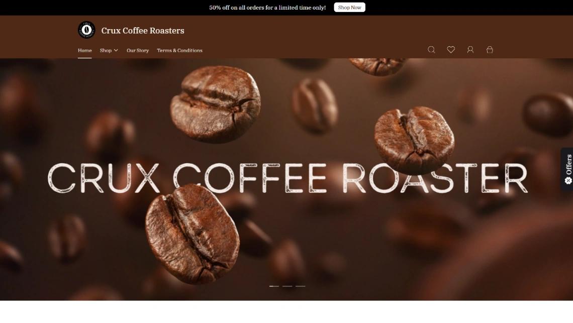 Retail Store website template