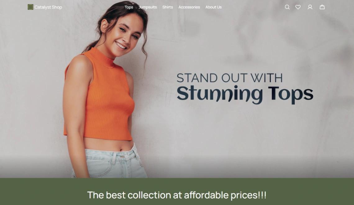 Luxury Fashion Store website template