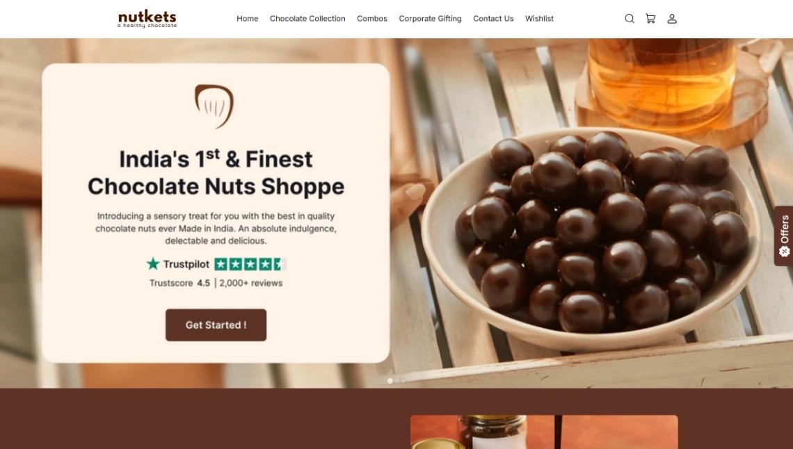 D2C E-commerce website template