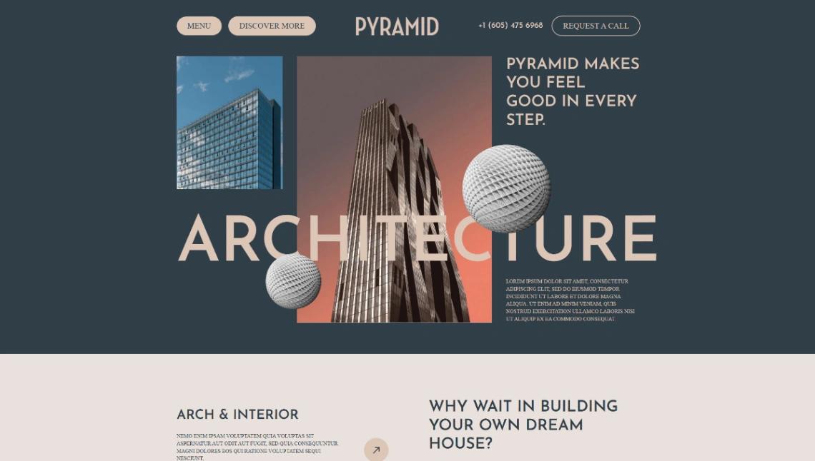 Architecture Company website template