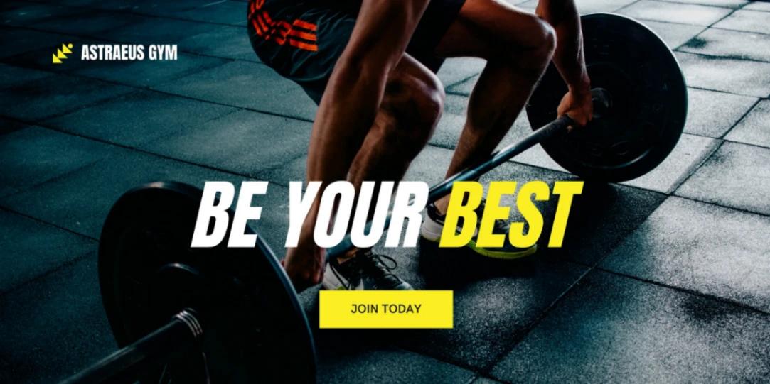 Fitness Gym website template