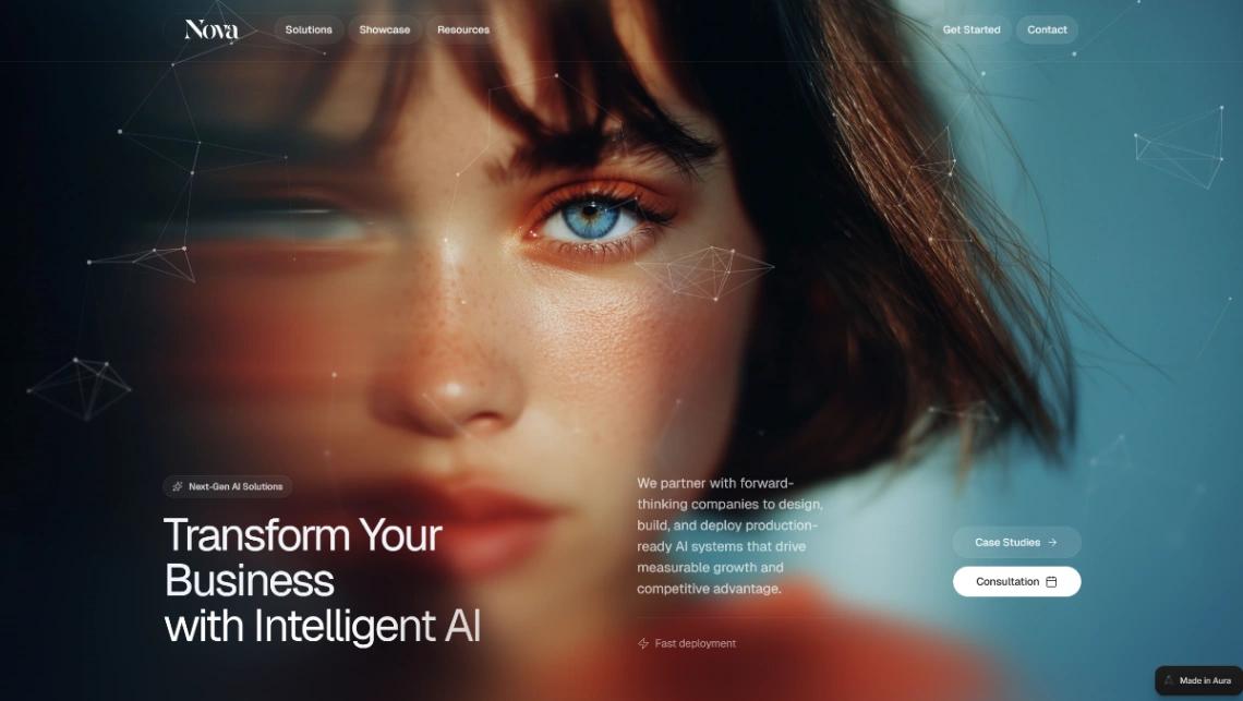 AI Solutions Company website template