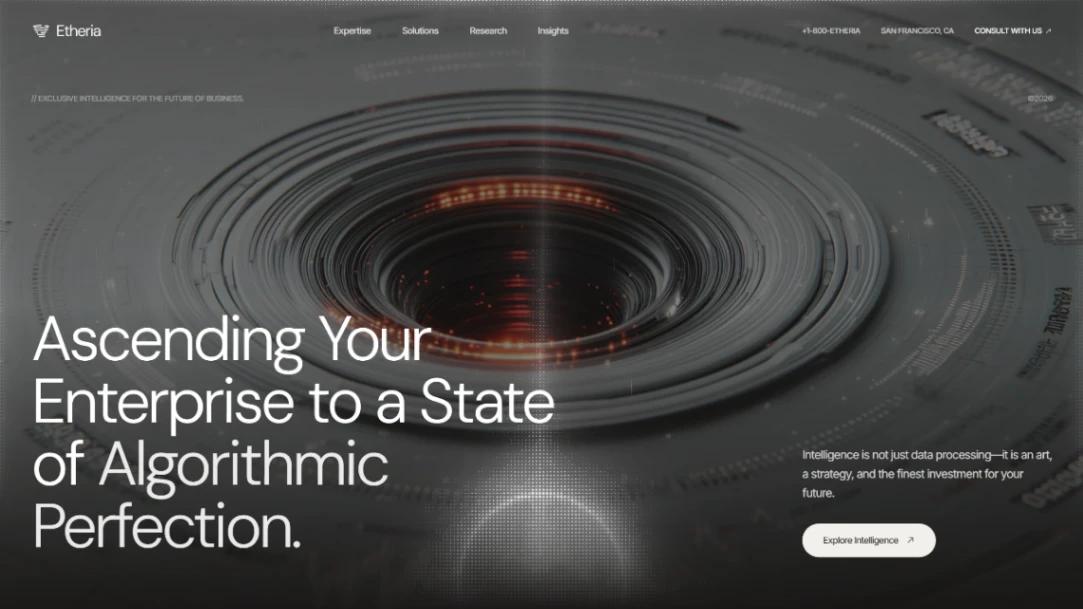 AI Landing Page website template