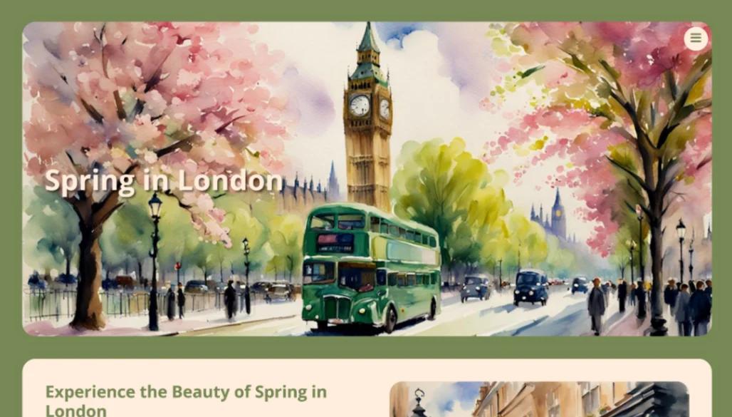 Tourism Guide website template