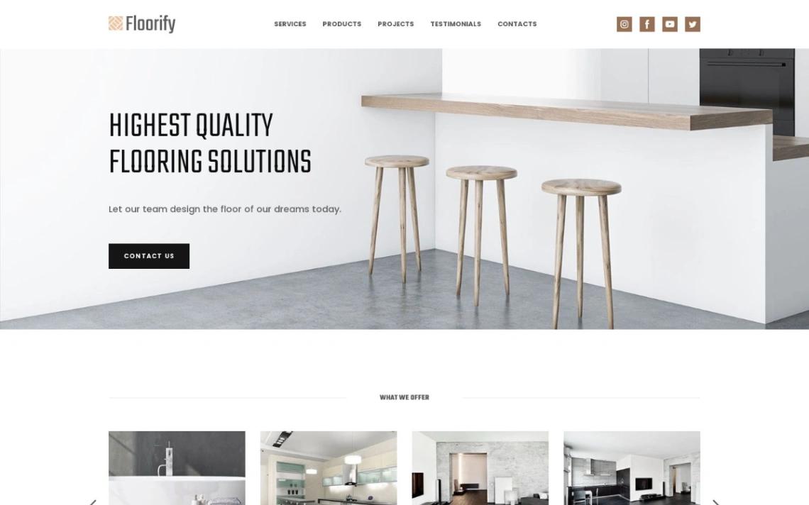 Flooring Solutions website template