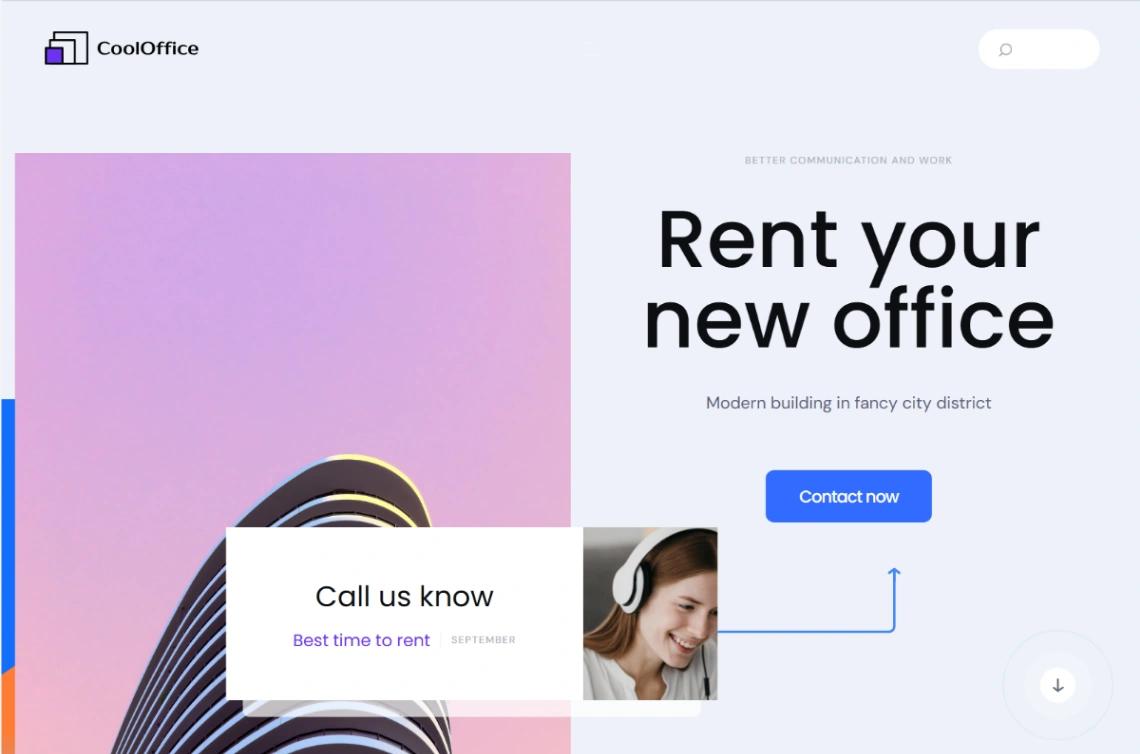 Real Estate Building website template