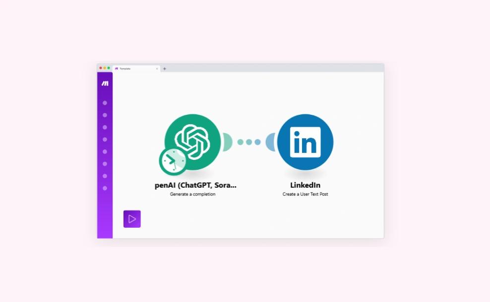 LinkedIn Content Generator web application template