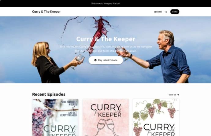 Life Podcast website template