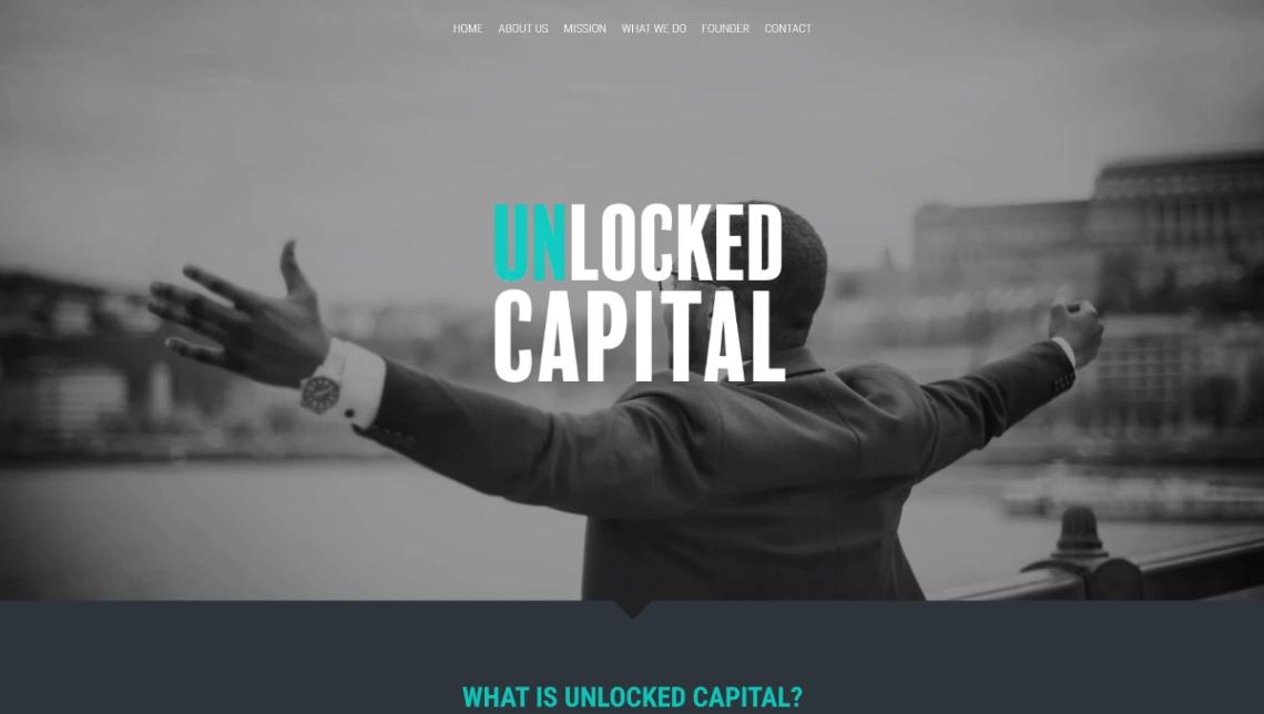 Financial Services website template