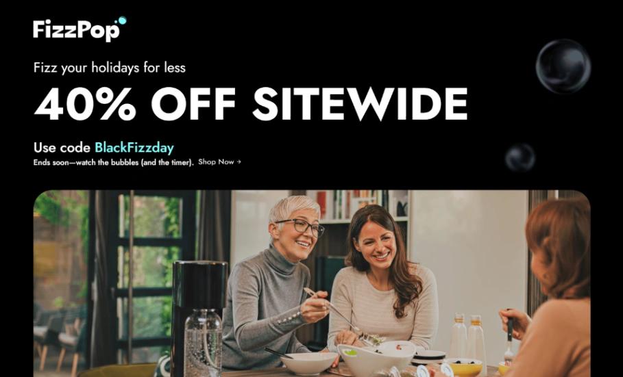 Ecommerce Black Friday website template