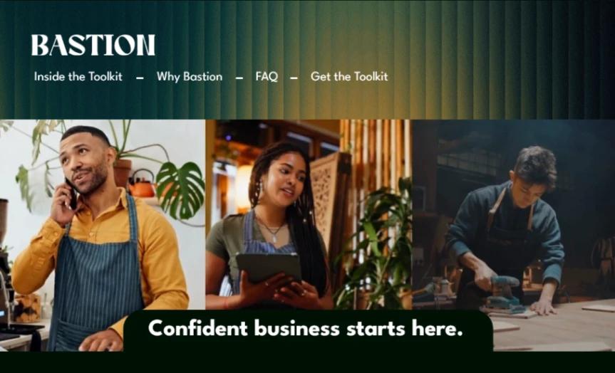 Financial Services Landing website template