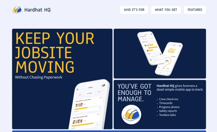 SaaS Product Landing website template