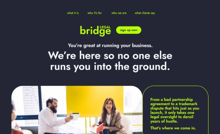Law Firm Sales website template