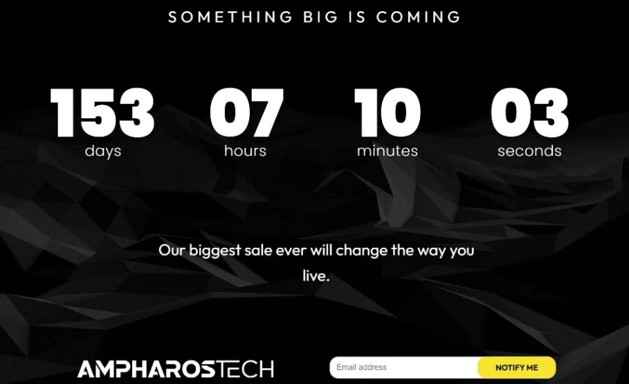 Sale Countdown website template