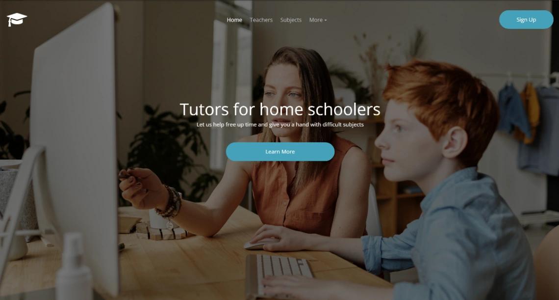 Homeschool Tutors website template