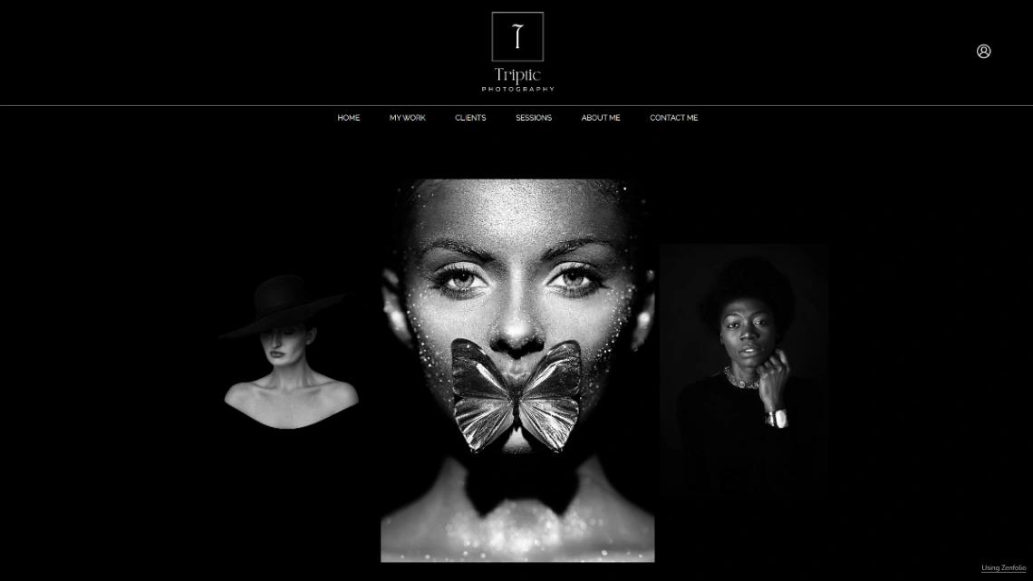 Minimalist Photography website template