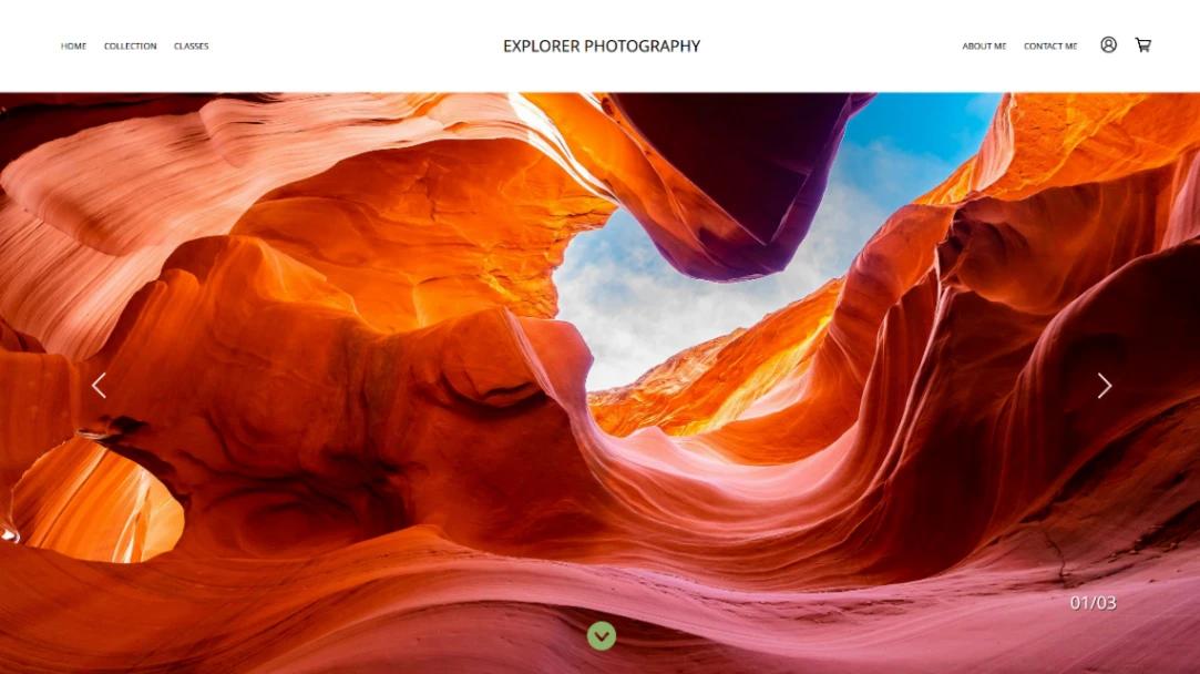 Landscape Photography website template