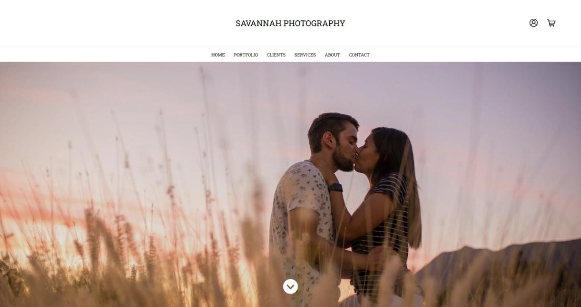 Portrait Photography website template